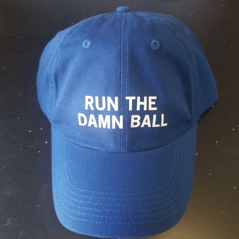 Custom Colts Theme Run Damn Ball